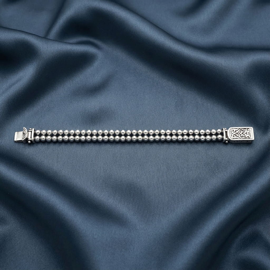 Gümüş Toplu Bileklik