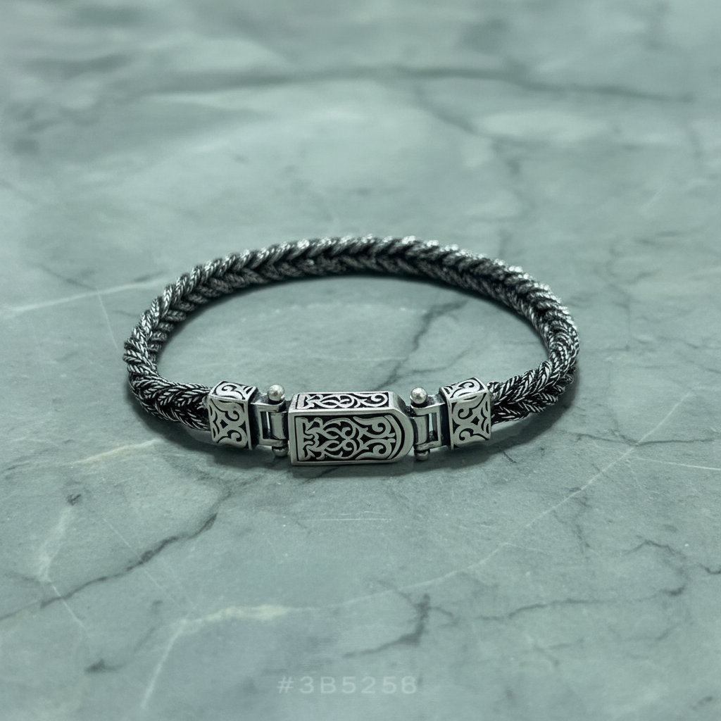 Gümüş Halat Bileklik