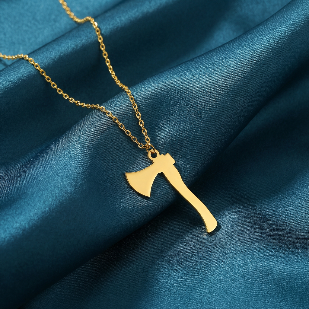 Gümüş Balta Kolye