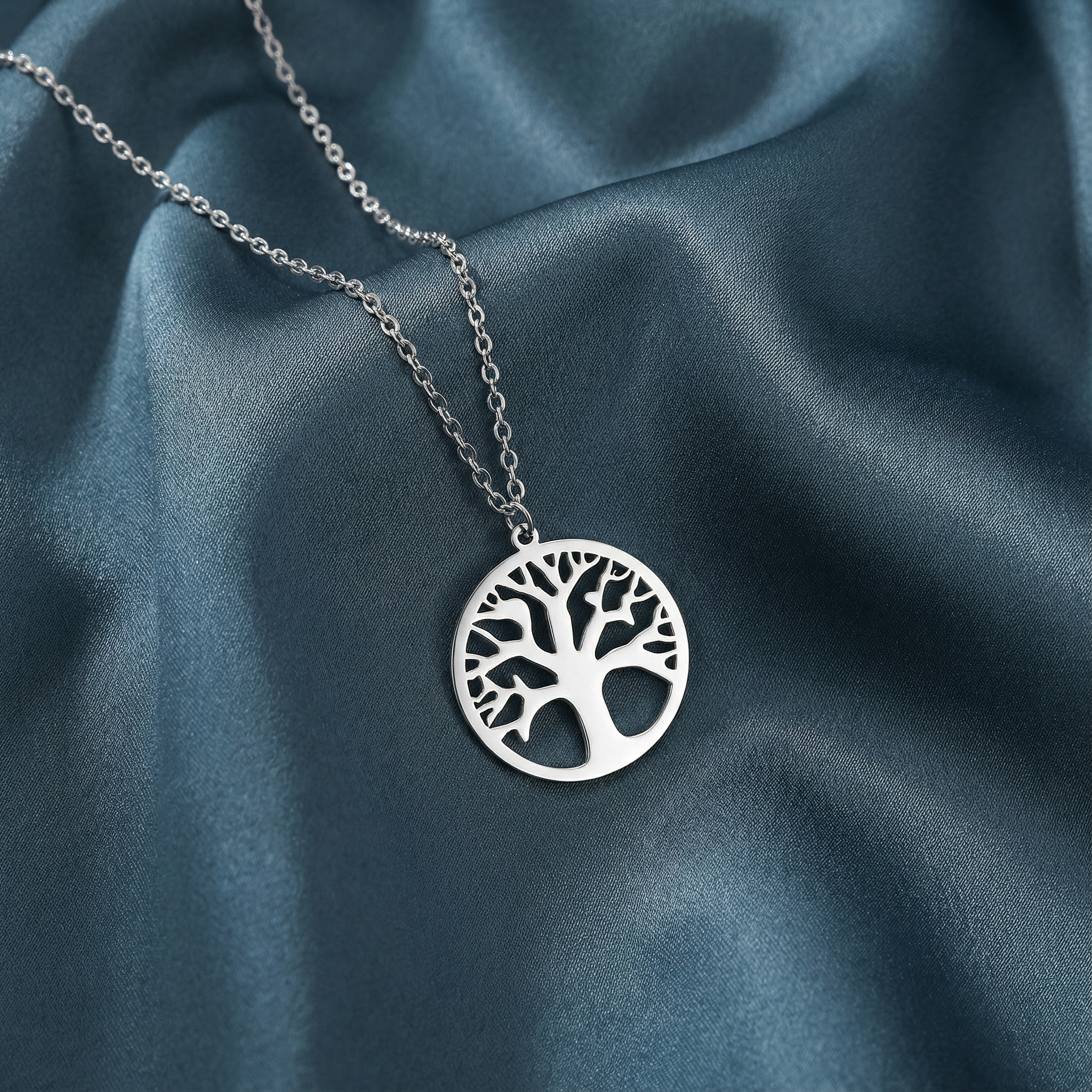 Gümüş Hayat Ağacı Kolye