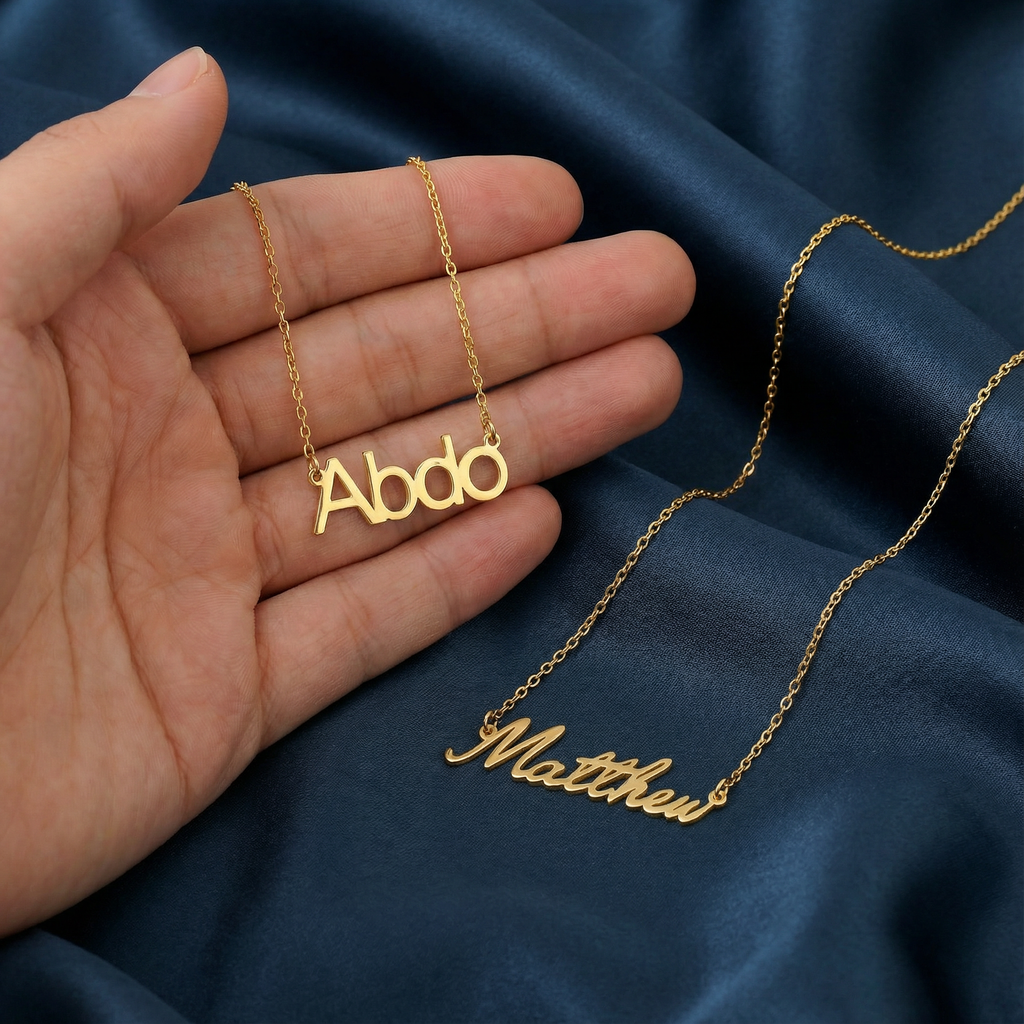 Gümüş İsimli Kolye