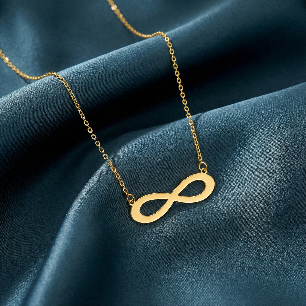 Gümüş Sonsuzluk Kolye