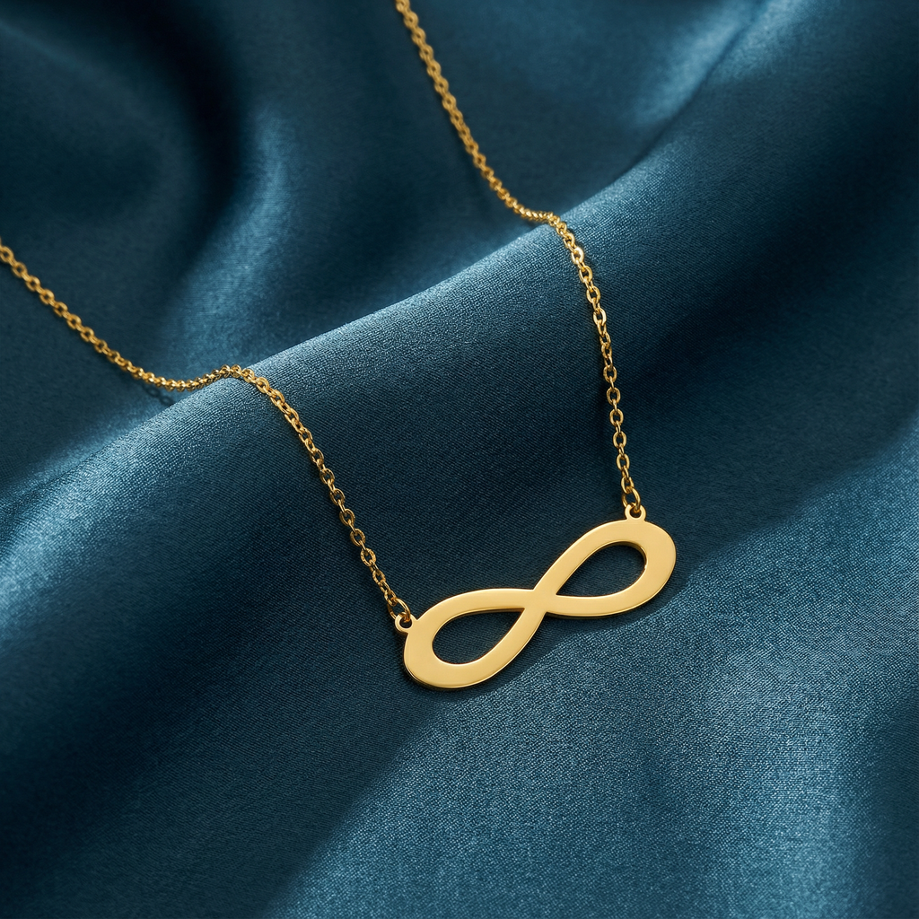 Gümüş Sonsuzluk Kolye