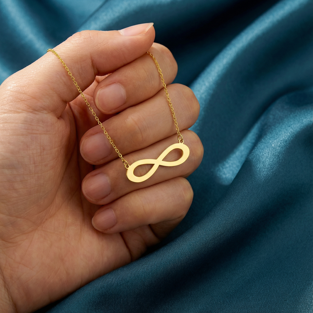 Gümüş Sonsuzluk Kolye