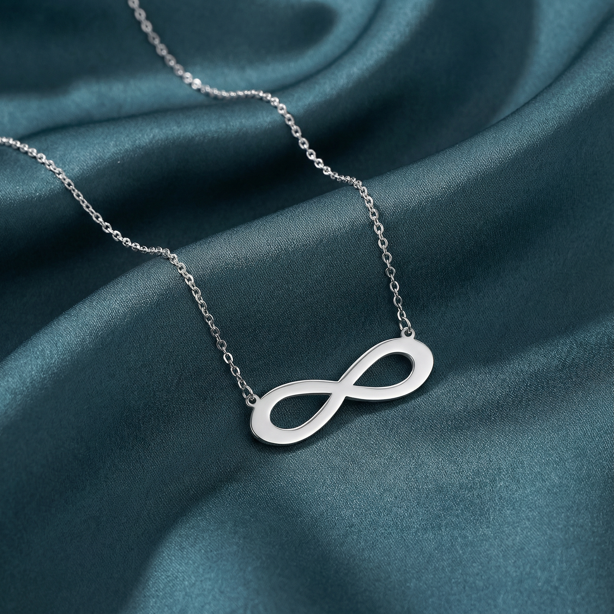 Gümüş Sonsuzluk Kolye
