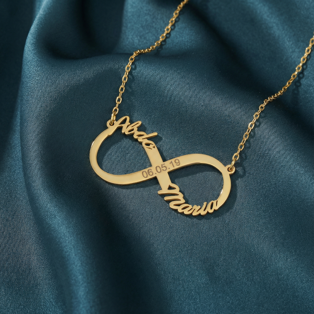 Gümüş Sonsuzluk İsimli Kolye