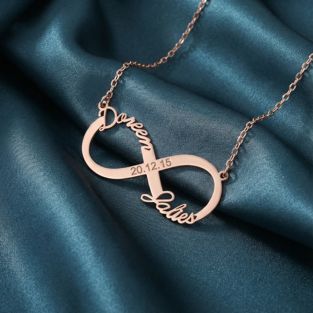 Gümüş Sonsuzluk İsimli Kolye